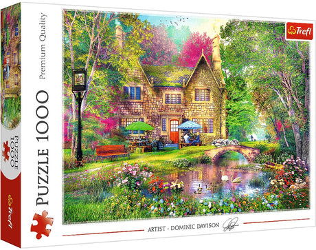 Trefl Puzzle 1000 Teile – Waldhafen-Puzzle für Erwachsene.