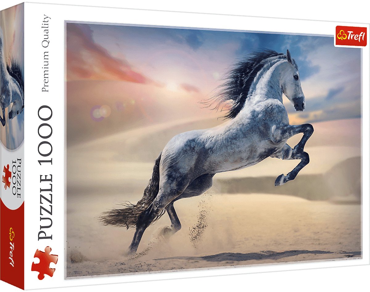 Trefl Puzzle 1000 Teile – majestätisches Pferdepuzzle.