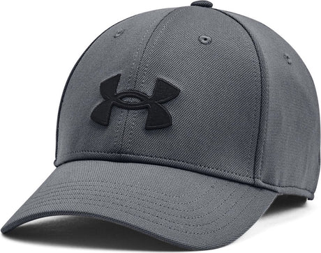 Under Armour M Blitzing Low Adj-Grey Herrenkappe – Pechgrau – Schwarz
