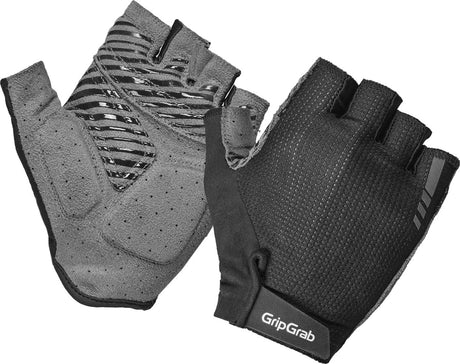 Gripgrab – Expert RC Max Kurzfinger-Sommer-Fahrradhandschuhe mit Polsterung – Schwarz – Unisex – Größe S