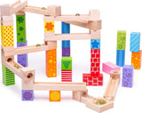 Bigjigs Kugelbahn aus Holz – 53-teilig