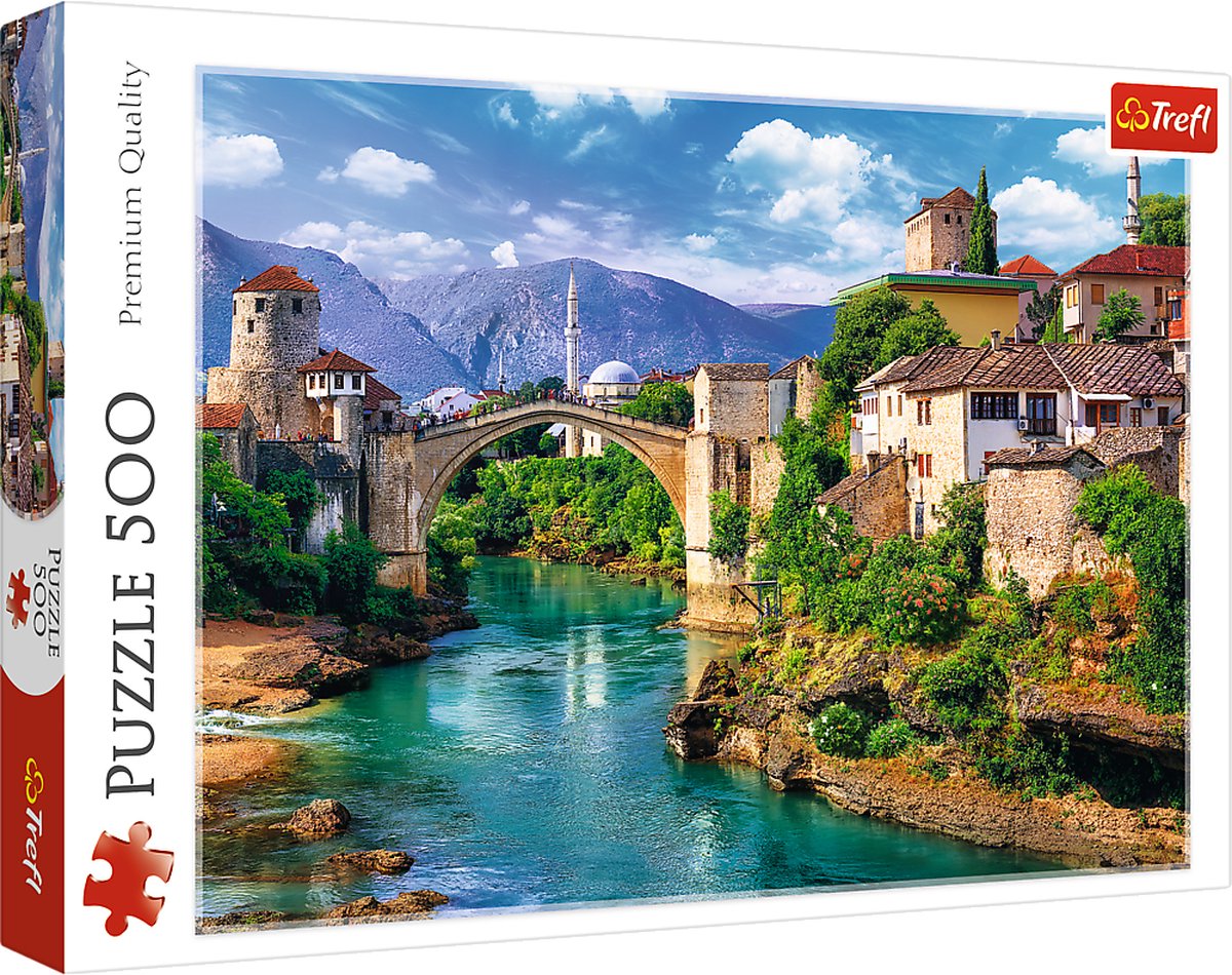 Trefl alte Brücke in Mostar Puzzle – 500 Teile