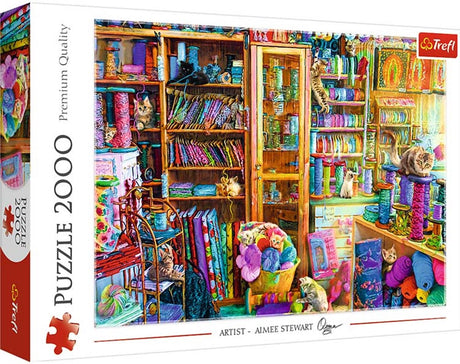 Trefl Puzzle Katzenparadies 2000 Teile Premiumqualität.
