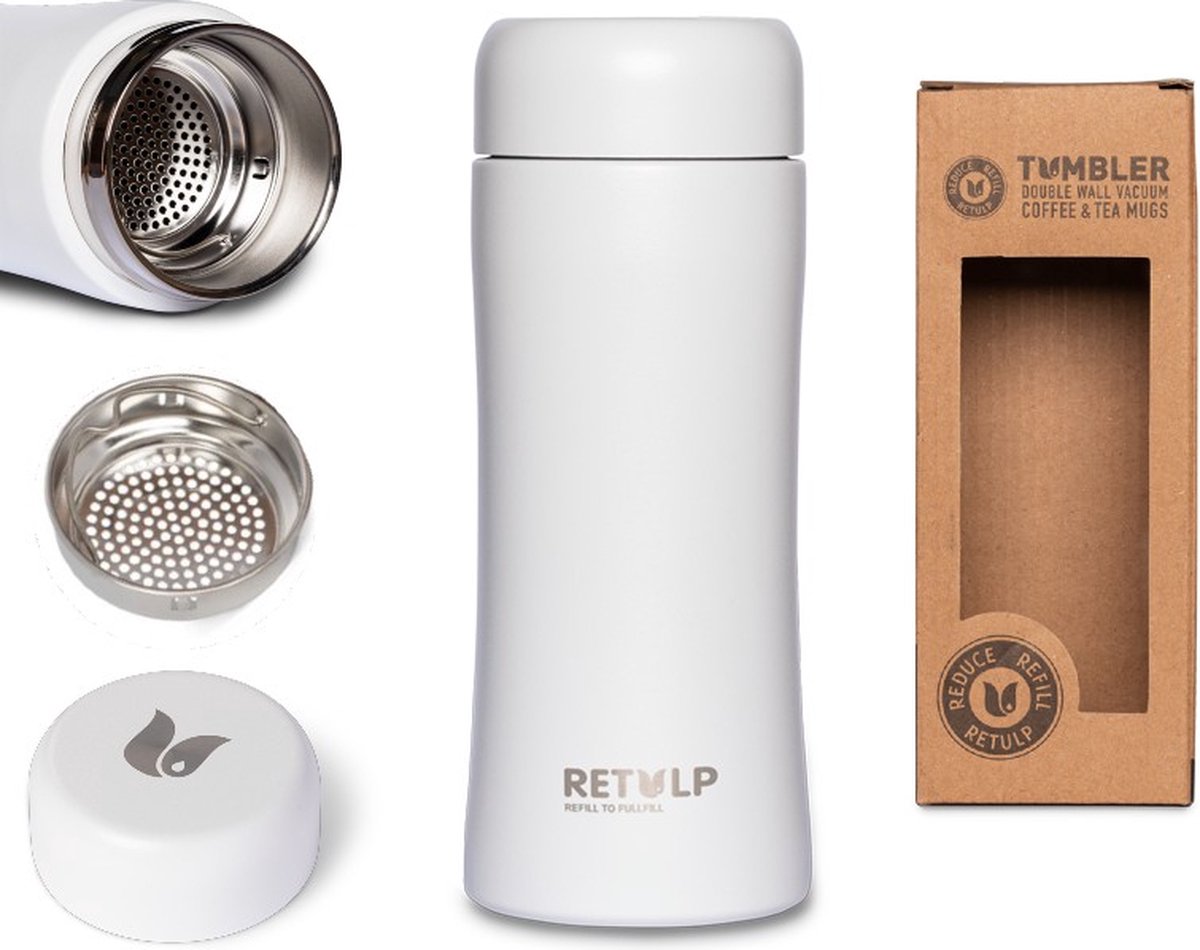Retulp Thermos Cup - Kreide weiß - 300 ml