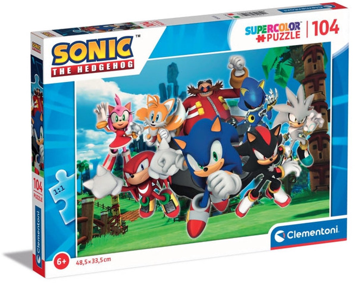 Clementoni Jigsaw Puzzle Sonic, 104st.
