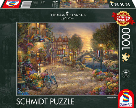 Schmidt-Puzzle Kanal in Amsterdam – 1000 Teile – Thomas Kinkade – 59917