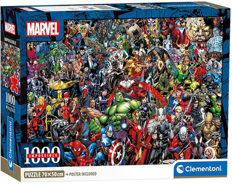 Clementoni Unmögliches Puzzle Marvel - 1000 Teile.