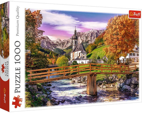 Trefl Puzzle Herbst Bayern - 1000 Teile Puzzle für Erwachsene.