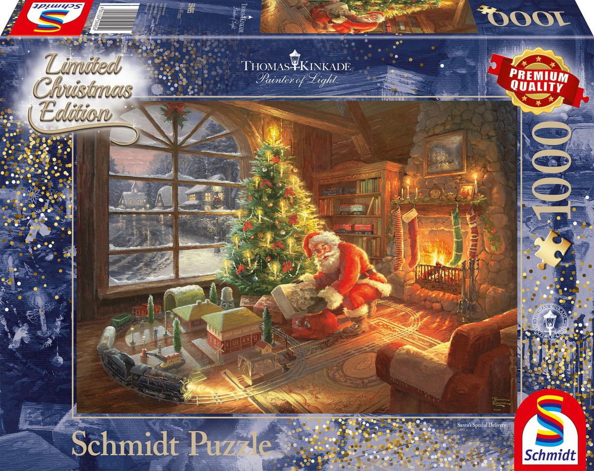 Schmidt Puzzle Puzzle Der Weihnachtsmann ist da Pappe 1000 Teile