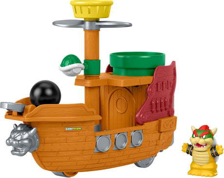 Mattel My Mario Little People Spielset Bowsers Luftschiff-Spielsets