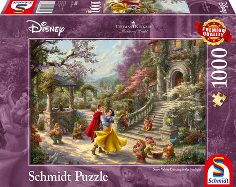 Schmidt – Puzzle – Disney, Schneewittchen, Tanz mit dem Prinzen – Thomas Kinkade Studios – 1000 Teile – Erwachsene – ab 12 Jahren