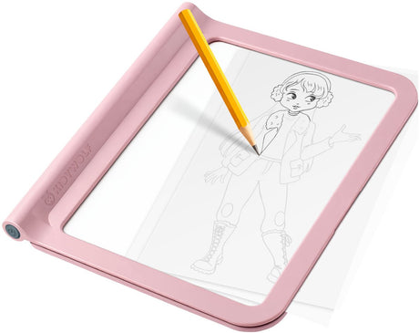 Kidywolf kidydraw-pro A4 2in1 Leuchttisch rosa