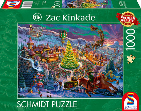 Schmidt - Puzzle - Santa's North Pole - Zac Kinkade - 1000 Teile - Erwachsene - ab 12 Jahren