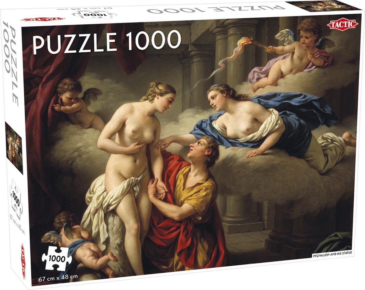 Taktik-Pygmalion – Puzzle – 1000 Teile – klassische Kunstillustration – elegantes und beruhigendes Design – hohe skandinavische Qualität