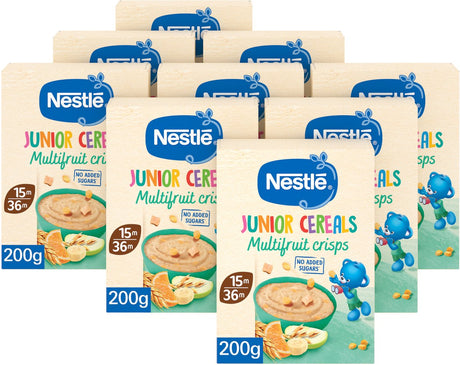 Nestlé Junior Cerealien Multifruit – Brei für Kleinkinder ab 15 Monaten – 9 x 200 g