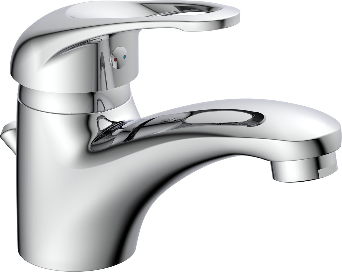 Schütte Washbe Mixer Calvino Chrom -gelenkt