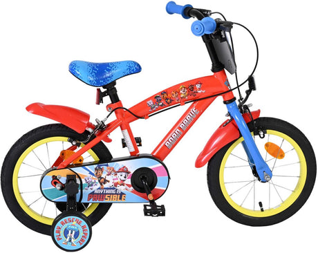 Volare Paw Patrol Kinderfahrrad – Jungen – 14 Zoll – zwei Handbremsen