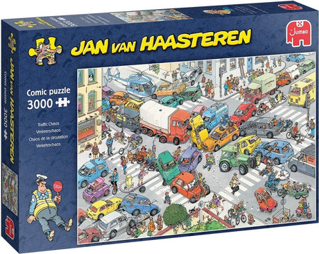 Jan van Haasteren Puzzle - Verkehrschaos, 3000 Teile.