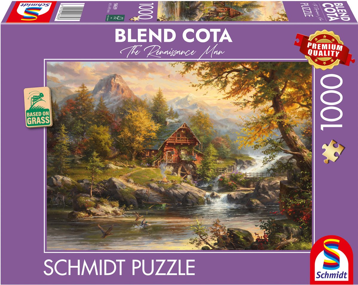 Schmidt Puzzle Sommerhaus 1000 Teile Blend Cota Erwachsene.