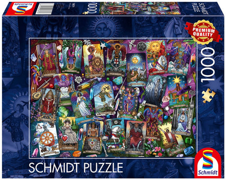 Schmidt - Puzzle - Geheimnisvolle Tarotkarten - 1000 Teile - Erwachsene - ab 12 Jahren
