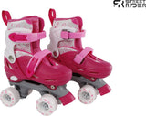 Street Rider Roller Skates Pink Verstellbar, Größe 31-34