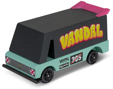 Candylab Spielzeug Candylab - Candycar Toons - Vandal aus Seafoam - Holzfahrzeug - 3+
