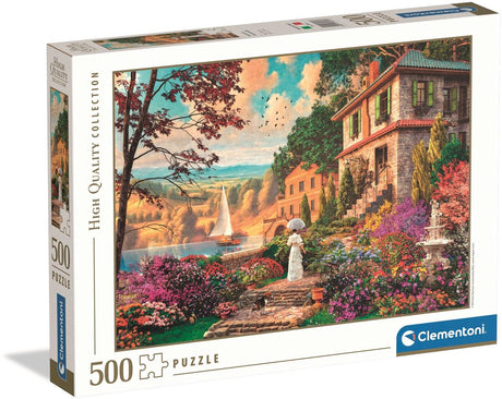 Ty Clementoni Victorian Promenade – Viktorianisches Puzzle 500 Teile Erwachsene – Puzzle HQC hochwertige Kollektion ab 10 Jahren