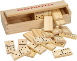 Domino aus natürlichem Holz
