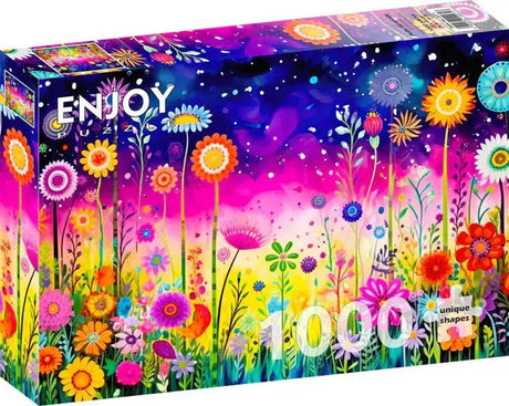 Genießen Sie das Puzzle-Blütenblatt-Serenade mit 1000 Blumenstücken.