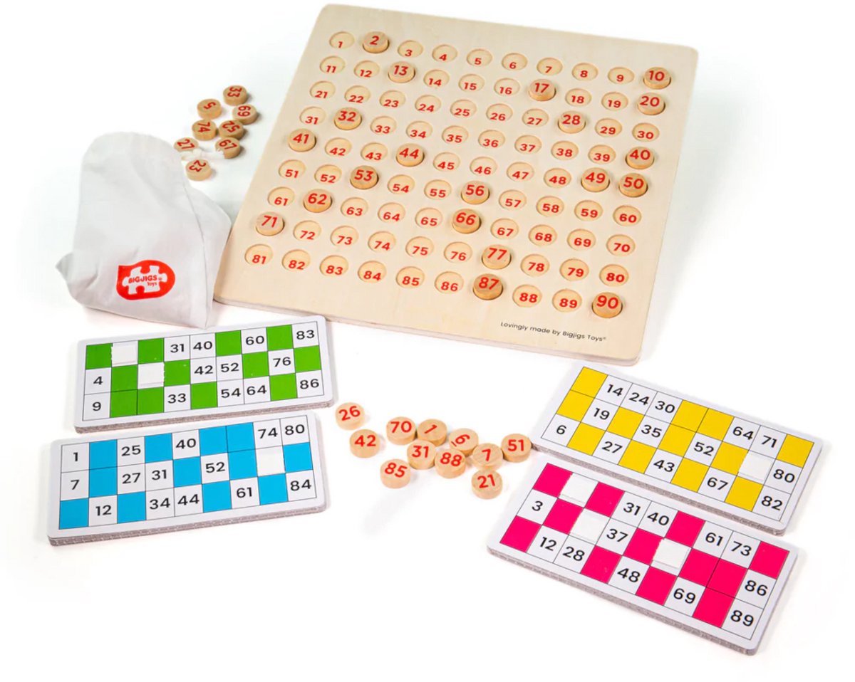 Bigjigs-Spiel – Bingo – abgeschlossen