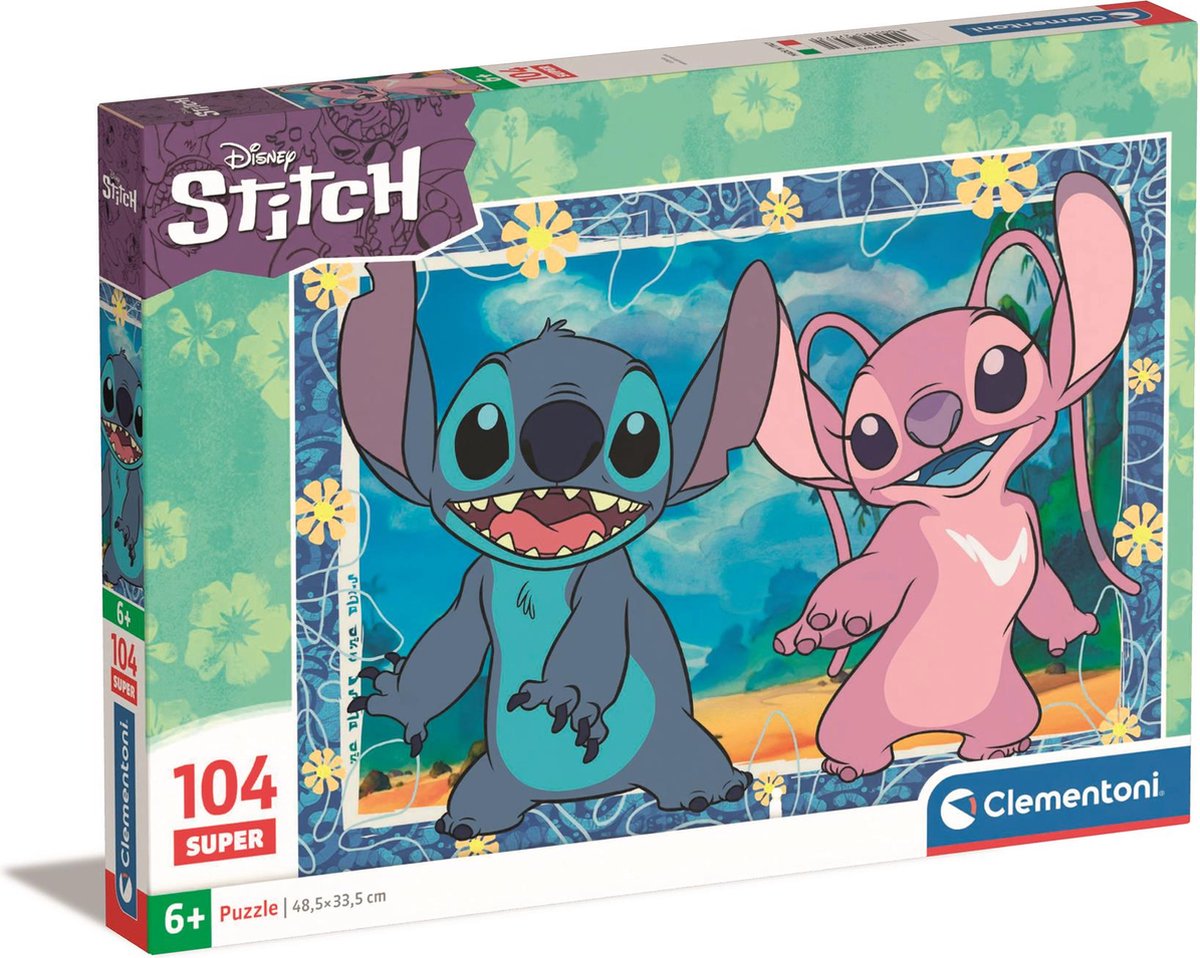 Clementoni Jigsaw Puzzle Super Color Disney Stitch III, 104st.