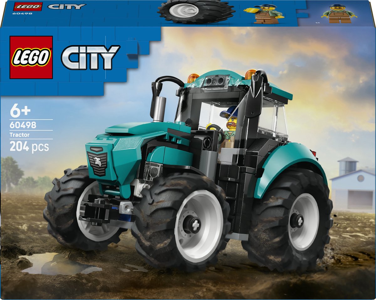 Lego City – Traktor-Bauspielzeug (60498)