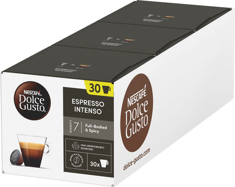 Nescafé Dolce Gusto Kapseln Espresso Intenso – 90 Kaffeetassen für 90 Tassen Kaffee