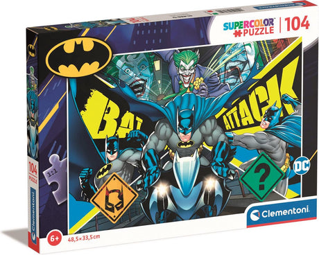 Clementoni – Kinderpuzzle – 104 Teile – Batman 2023 – Puzzle ab 6 Jahren