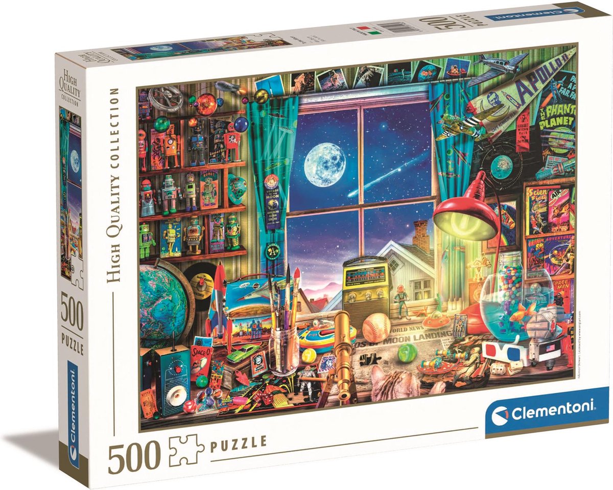Clementoni Puzzle zum Mond, 500st.