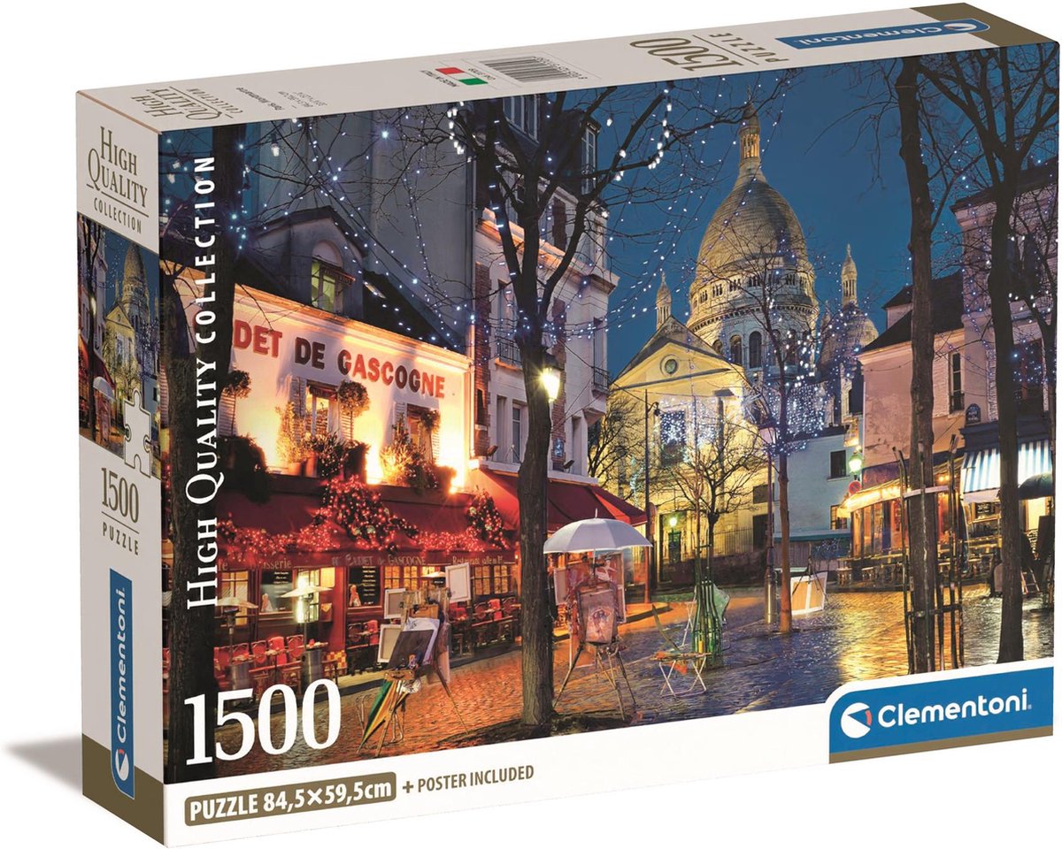 Clementoni-Puzzle Paris Montmartre - 1500 Teile.