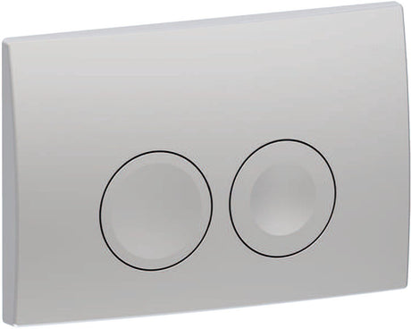 Geberit delta25 Bedienplatte - 2-Tasten-Unterputz - runde Tasten - Chrom matt