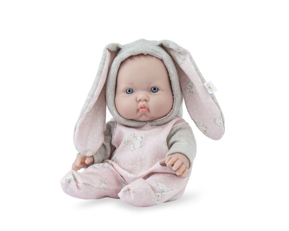 Marina Pau Marina – Pau Puppe Betty Baby Bunny 28 cm Spielzeugpuppe mehrfarbig.