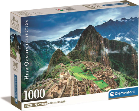 Clementoni – Puzzle – 1000 Teile – Machu Picchu – Puzzle für Erwachsene – hochwertige Sammlung