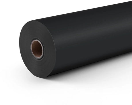 Loklik selbstklebendes Vinyl – personalisieren Sie Glas, Keramik und mehr – permanent klebendes Vinyl matt 12 m – schwarz – 30,5 x 1200 cm