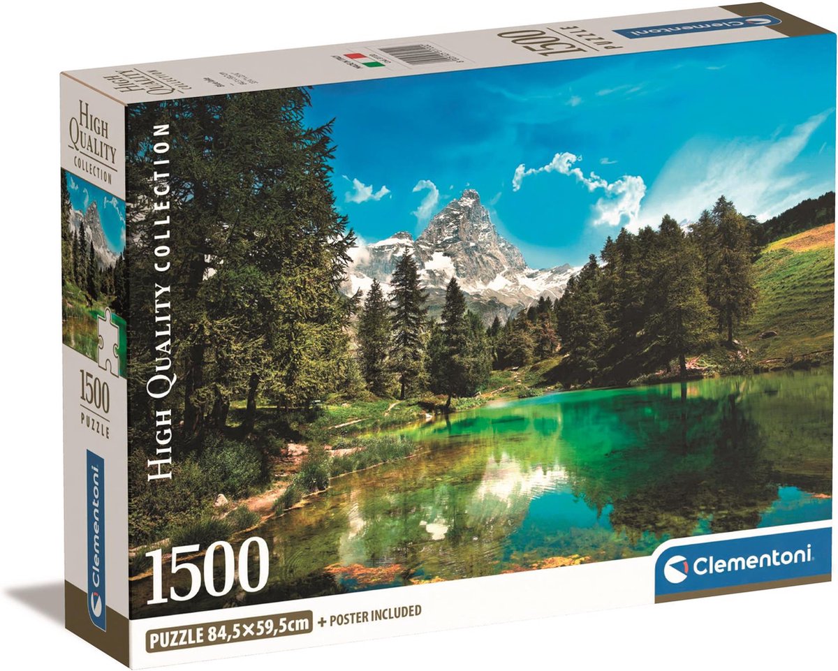 Clementoni – Puzzle – 1500 Teile – Blauer See – Puzzle für Erwachsene
