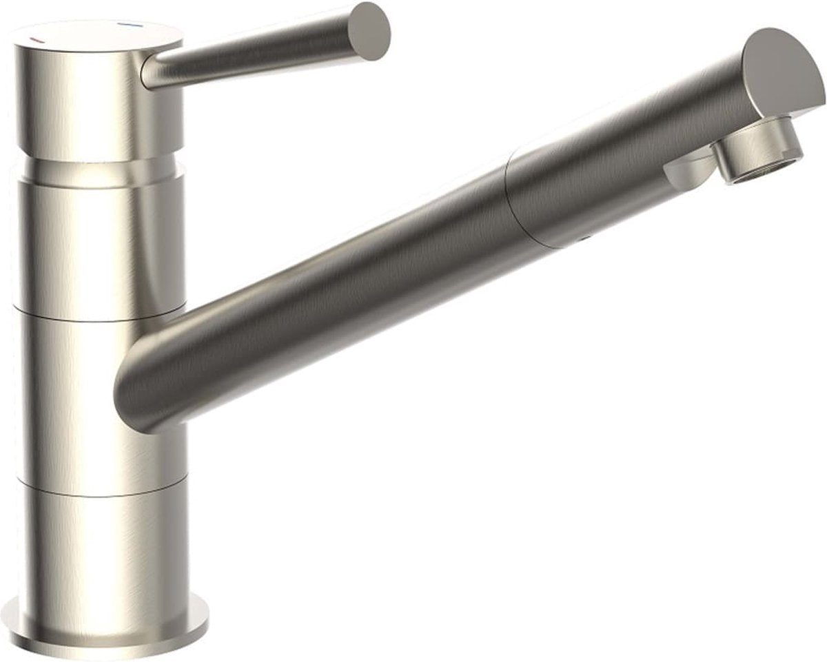 Schütte Eenknops Mixer Cornwall Edelstahl -Look