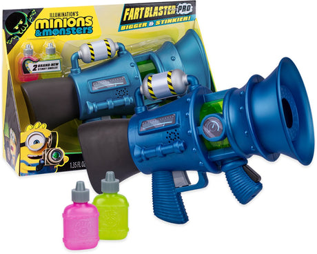 Moose Toys Illumination's Minions Monsters Fart Blaster Pro – Furzblaster mit Geräuschen, stinkenden Ringen