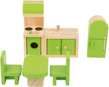 Small Foot - Puppenhaus-Möbelküche aus Holz, 5-teilig.
