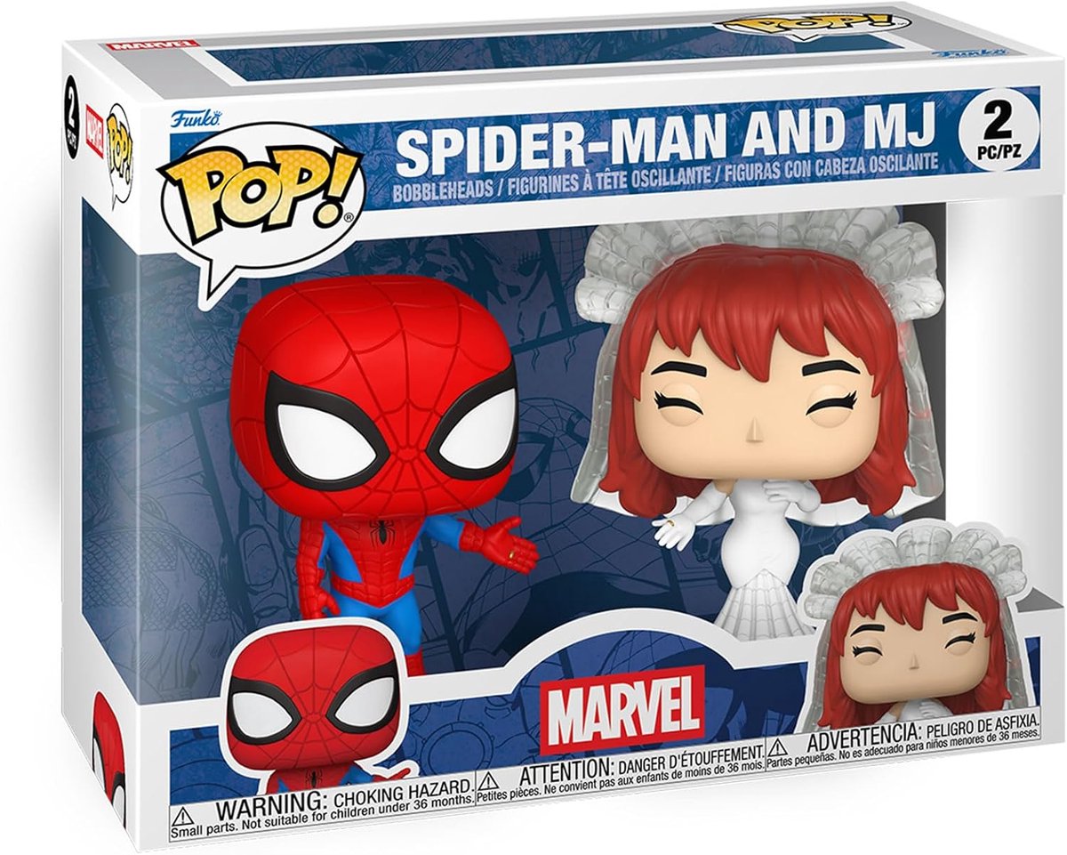 Funko Pop Marvel: Spider-Man und MJ – (2er-Pack) Pop