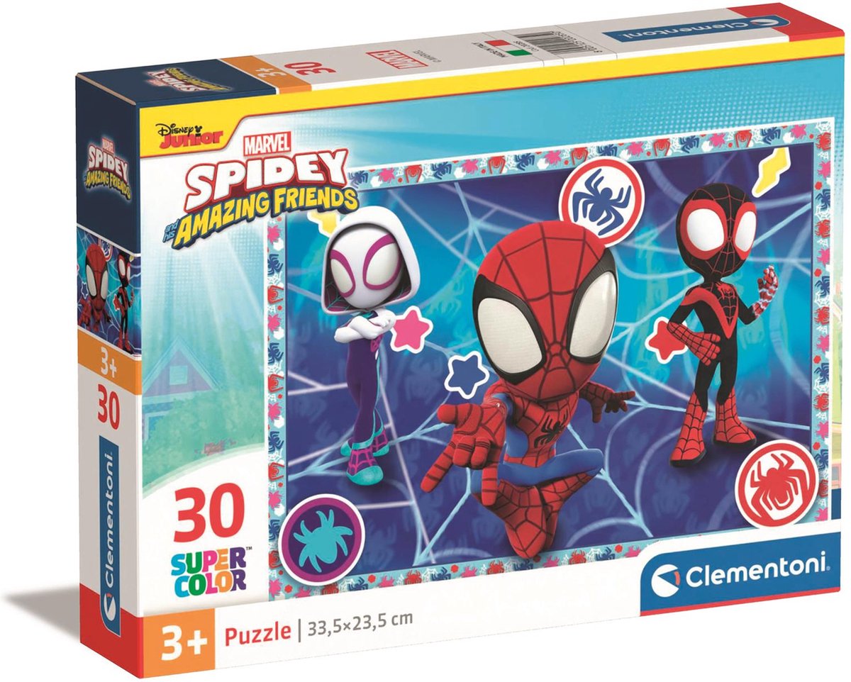 Clementoni Jigsaw Puzzle Super Color Marvel Spidey, 30st.
