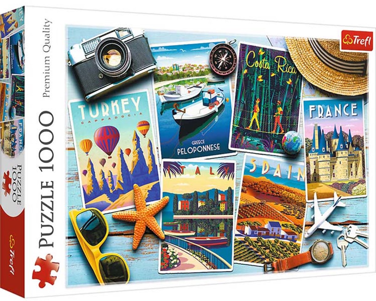 Trefl Puzzle 1000 Teile Weihnachtskarten Puzzle Erwachsene.