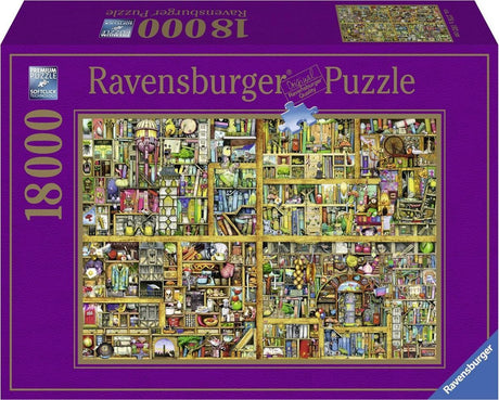 Ravensburger Puzzle Colin Thompson Magisches Bücherregal – Puzzle – 18.000 Teile