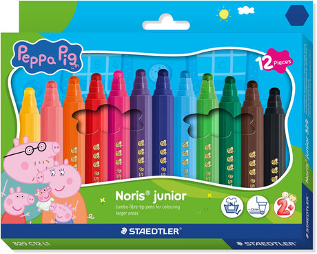 Staedtler Peppa Pig x Noris Junior Malstift - Set 12-tlg