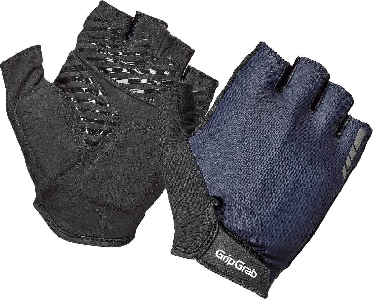 Gripgrab – Proride RC Max Kurzfinger-Sommer-Fahrradhandschuhe mit Polsterung – Marineblau – Herren – Größe XXL